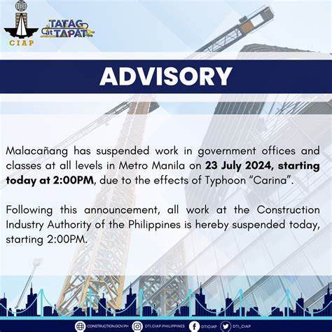 Work in gov't offices, classes in Metro Manila suspended.